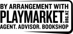 Playmarket by arrangement with logo black